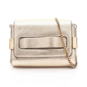 Chloe Metallic Gold Crossbody Bag